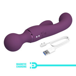 PRETTY LOVE - VIBRADOR MORADO MULTIUSOS PARA EL PUNTO G