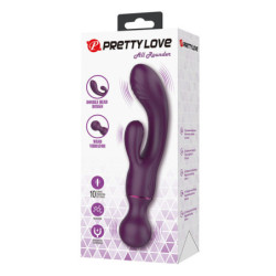 PRETTY LOVE - VIBRADOR MORADO MULTIUSOS PARA EL PUNTO G