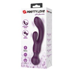 PRETTY LOVE - VIBRADOR MORADO MULTIUSOS PARA EL PUNTO G