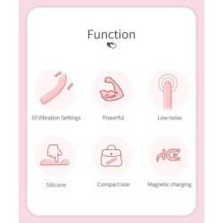 PRETTY LOVE - KISELL VIBRADOR PUNTO G ROSA