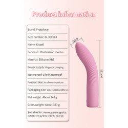 AMOR PRECIOSO - VIBRADOR ROSA PARA EL PUNTO G DE KISELL