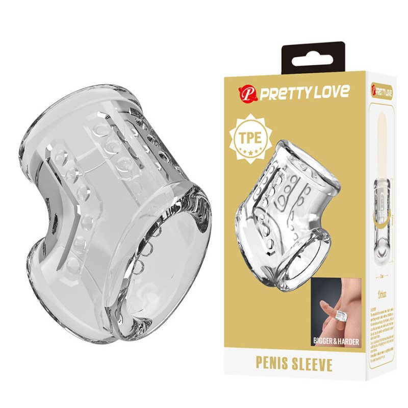PRETTY LOVE - FUNDA CORTA TRANSPARENTE PARA EL PENE