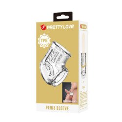 PRETTY LOVE - FUNDA CORTA TRANSPARENTE PARA EL PENE