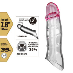 PRETTY LOVE - DARNELL FUNDA PARA PENE CON EFECTO TRANSPARENTE
