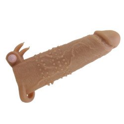 PRETTY LOVE - FUNDA PARA PENE QUILLON CON ESTIMULADOR CLITORAL Y VIBRACIÓN
