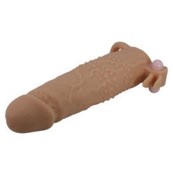 PRETTY LOVE - FUNDA PARA PENE QUILLON CON ESTIMULADOR CLITORAL Y VIBRACIÓN