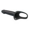 PRETTY LOVE - LANDON BLACK VIBRATING STRAP-ON