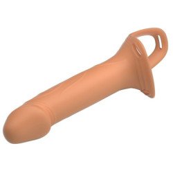 PRETTY LOVE - LANDON LIGHT-SKIN VIBRATING STRAP-ON