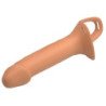 PRETTY LOVE - LANDON LIGHT-SKIN VIBRATING STRAP-ON