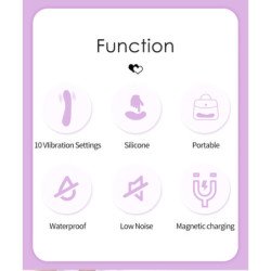 PRETTY LOVE - DJ RABBIT VIBRADOR PUNTO G MORADO