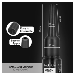 BLACK HOLE - APLICADOR DE LUBRICANTE ANAL TAMAÑO S 30 ML