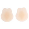 BYE-BRA - COPAS DE SILICONA CON FORMA DE CONEJO BEIGE TALLA M