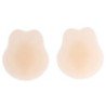 BYE-BRA - COPAS DE SILICONA CON FORMA DE CONEJO BEIGE TALLA XL