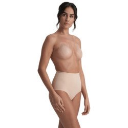 BYE-BRA - COPAS DE SILICONA CON FORMA DE CONEJO BEIGE TALLA XL