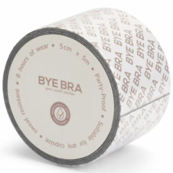 BYE-BRA - CINTA CORPORAL DE DOBLE CARA, COLOR BEIGE, TALLA ÚNICA, 5 X 500 CM