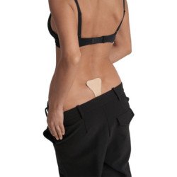 BYE-BRA - TANGA ADHESIVA BEIGE TALLA ÚNICA