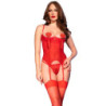 CHILIROSE - CR 4893 CONJUNTO CORSÉ ROJO S