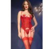 CHILIROSE - CR 4893 CONJUNTO CORSÉ ROJO S