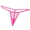 CHILIROSE - CR 4856 MICRO TANGA REJILLA ROSA NEÓN L/XL