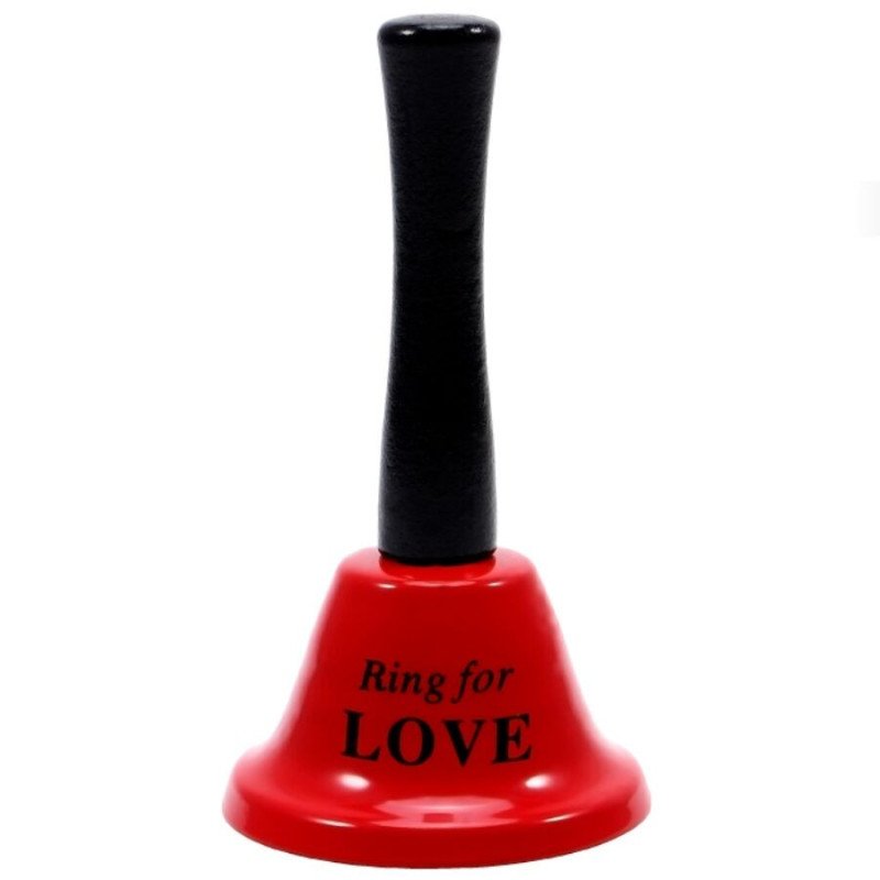 DIABLO PICANTE - CAMPANA DE MANO ROJA 'RING FOR LOVE'
