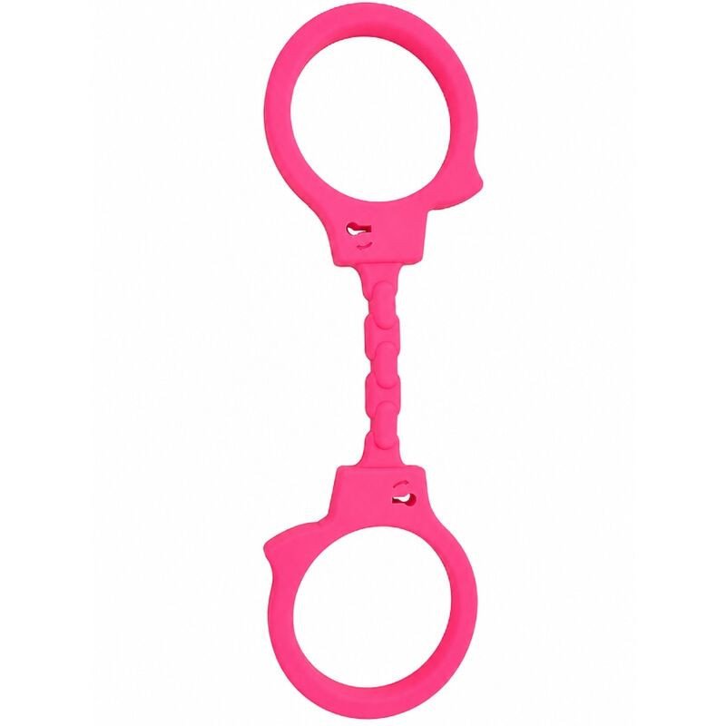 DIABLO PICANTE - SILICONE HANDCUFFS PINK