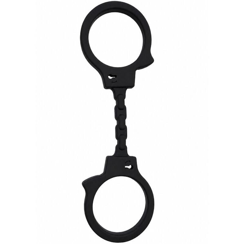 DIABLO PICANTE - SILICONE HANDCUFFS BLACK