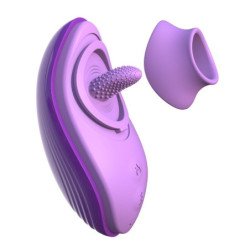 FANTASÍA PARA ELLA - SU LENGUA DE SILICONA DIVERTIDA MORADA