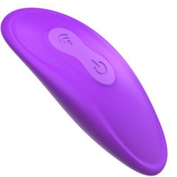 FANTASÍA PARA ELLA - VIBRADOR DE DOBLE PENETRACIÓN CON CONTROL REMOTO Y 9 NIVELES DE VIOLETA