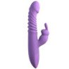 FANTASÍA PARA ELLA - ESTIMULADOR DE CLÍTORIS CON FORMA DE CONEJO, CON FUNCIÓN DE OSCILACIÓN DE CALOR Y VIBRACIÓN, COLOR VIOLETA