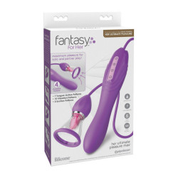 FANTASY FOR HER - PLACER SUPREMO MÁXIMO, MANGUERA DE SUCCIÓN CON LENGUA ESTIMULANTE, COLOR MORADO