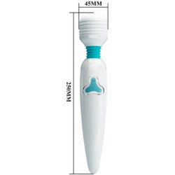 PRETTY LOVE - VIBRADOR CLOUD WAND CON 7 VIBRACIONES, BLANCO