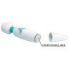 PRETTY LOVE - VIBRADOR CLOUD WAND CON 7 VIBRACIONES, BLANCO