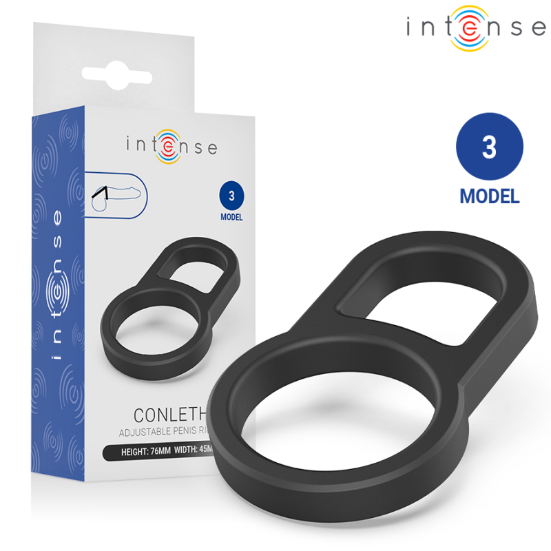 INTENSE - ANILLO PARA PENE DOBLE AJUSTABLE CONLETH MODELO 3