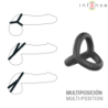 INTENSO - ANILLO PARA PENE TRIPLE AJUSTABLE JOHN MODELO 4