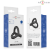 INTENSO - ANILLO PARA PENE TRIPLE AJUSTABLE JOHN MODELO 4