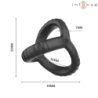 INTENSO - ANILLO PARA PENE TRIPLE AJUSTABLE JOHN MODELO 4
