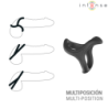 INTENSO - ANILLO PARA PENE TRIPLE AJUSTABLE ALFIE MODELO 6