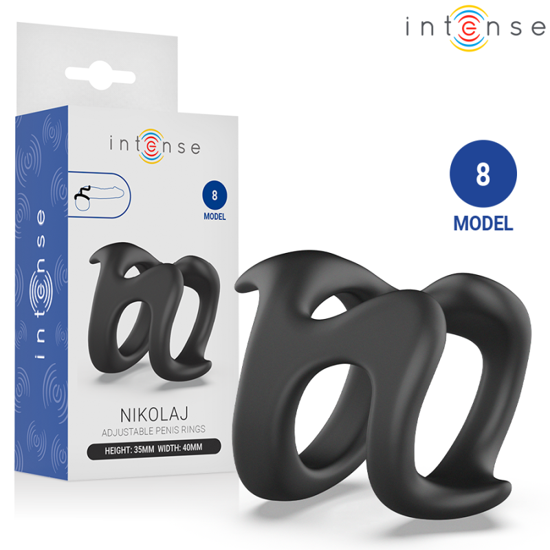 INTENSO - ANILLO PARA PENE AJUSTABLE NIKOLAJ MODELO 8