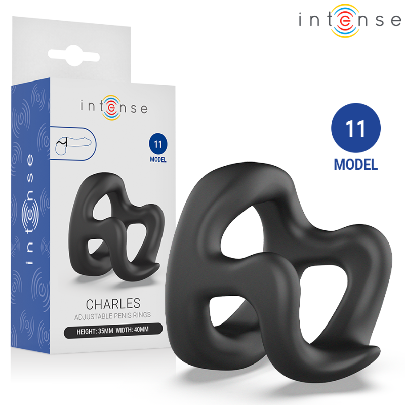 INTENSO - ANILLO PARA PENE AJUSTABLE CHARLES MODELO 11