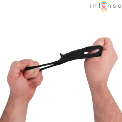 INTENSO - ANILLO VIBRADOR AJUSTABLE PARA PENE JEROME MODELO 12