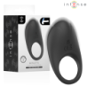 INTENSO - ANILLO VIBRATORIO PARA PENE MERLOTTE CON ESTIMULACIÓN DEL CLÍTORIS NEGRO