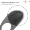 INTENSO - ANILLO VIBRATORIO PARA PENE MERLOTTE CON ESTIMULACIÓN DEL CLÍTORIS NEGRO