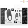 INTENSO - ANILLO VIBRATORIO PARA PENE MERLOTTE CON ESTIMULACIÓN DEL CLÍTORIS NEGRO