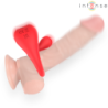 INTENSO - ANILLO VIBRATORIO PARA PENE RUSSELL CON ESTIMULACIÓN DEL CLÍTORIS ROJO