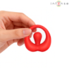 INTENSO - ANILLO VIBRATORIO PARA PENE RUSSELL CON ESTIMULACIÓN DEL CLÍTORIS ROJO