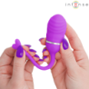 INTENSE - HUEVO VIBRADOR SOOKIE CON CONTROL REMOTO, COLOR MORADO