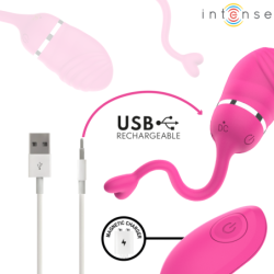 INTENSE - HUEVO VIBRADOR SOOKIE CON CONTROL REMOTO ROSA