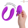 INTENSO - ESTIMULADOR DE PINZA VIBRATORIA NORA MORADO