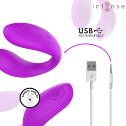 INTENSO - ESTIMULADOR DE PINZA VIBRATORIA NORA MORADO