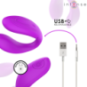 INTENSO - ESTIMULADOR DE PINZA VIBRATORIA NORA MORADO
